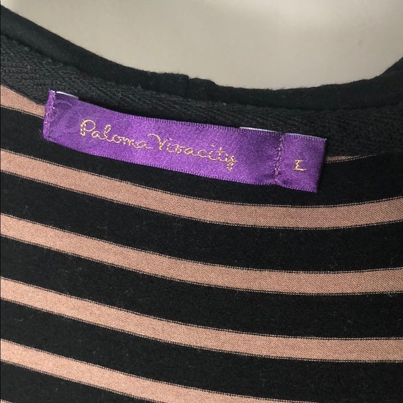 Striped tunic hooded top - Picture 9 of 11